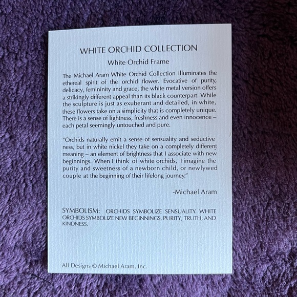 NWT Michael Aram Orchid Frame - Picture 5 of 8
